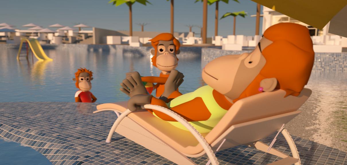Rufus goes on Holiday